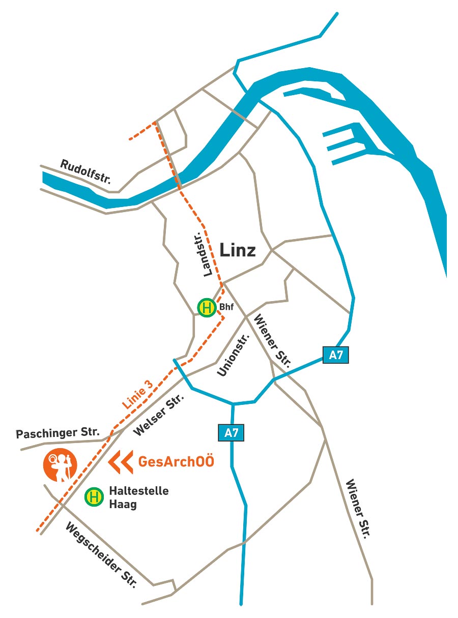 Anfahrt - Karte - Plan